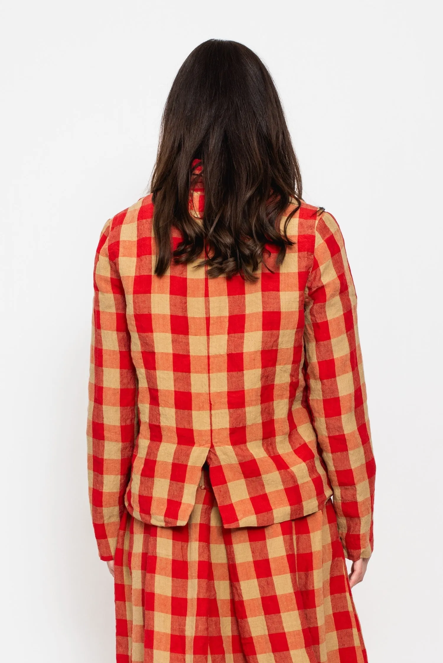 Linen Check Jacket