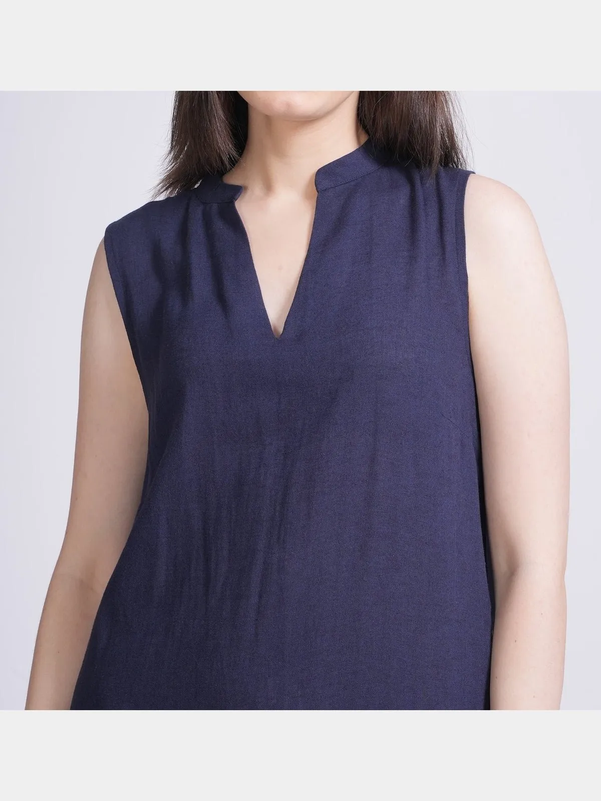 Women Linen A-Line Dress